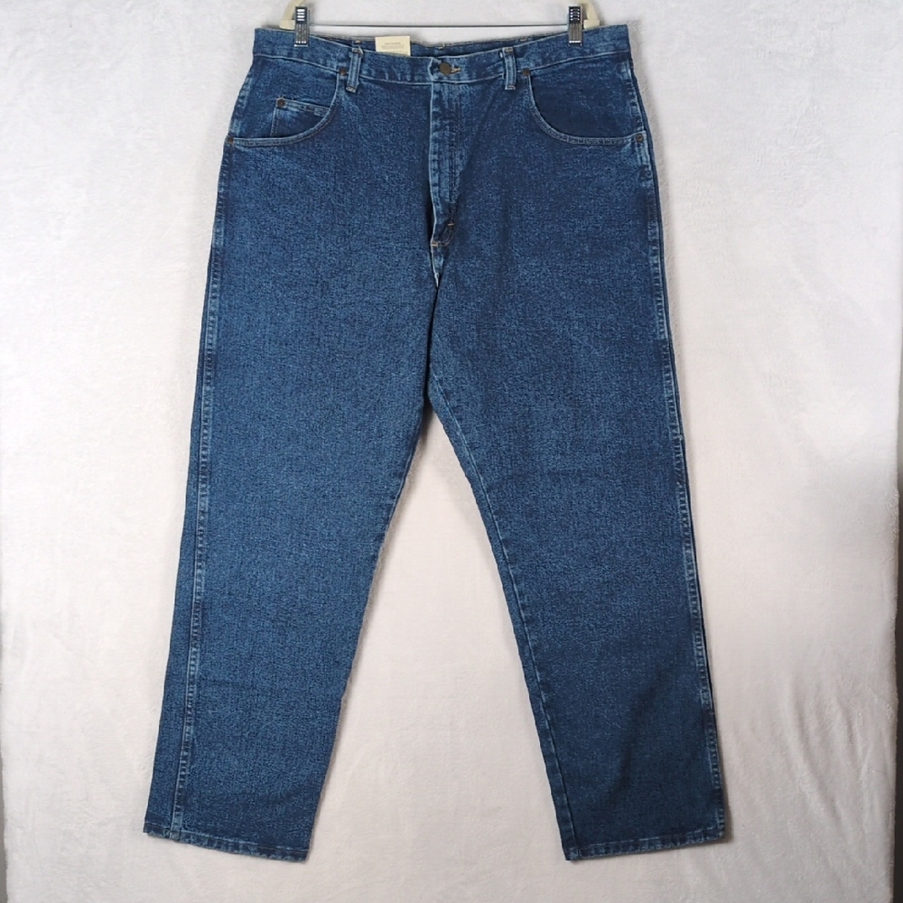 Wrangler Relaxed Fit Mens Rugged Wear Denim Jeans 40X30‎